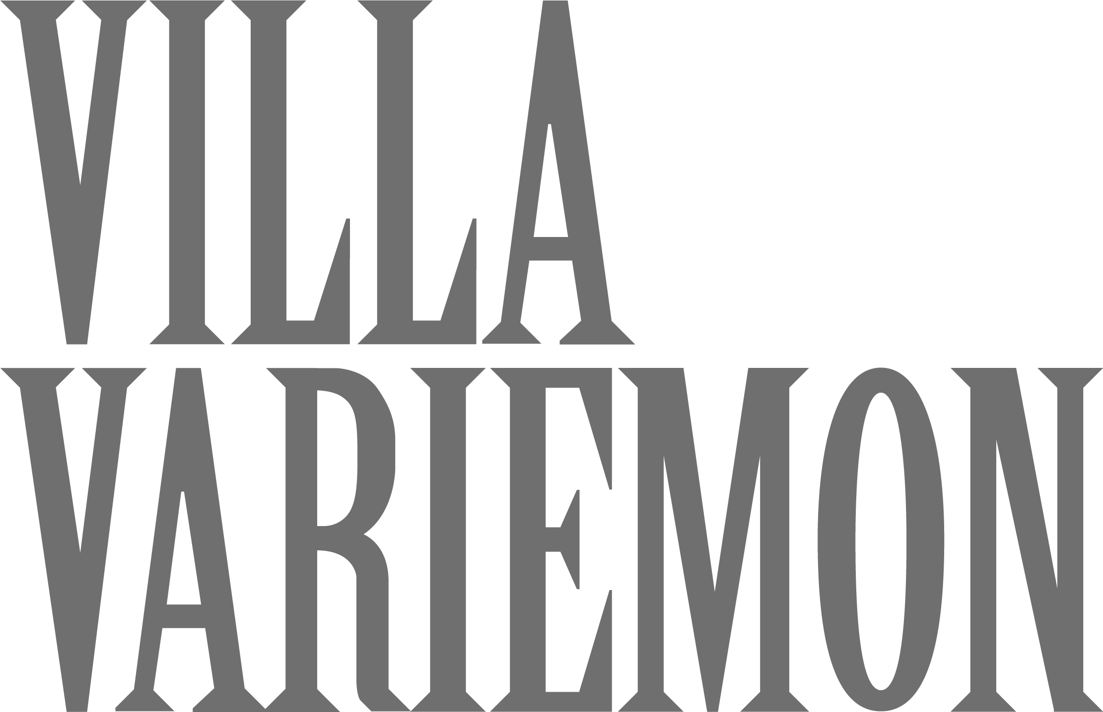Villa variemon logo grijs